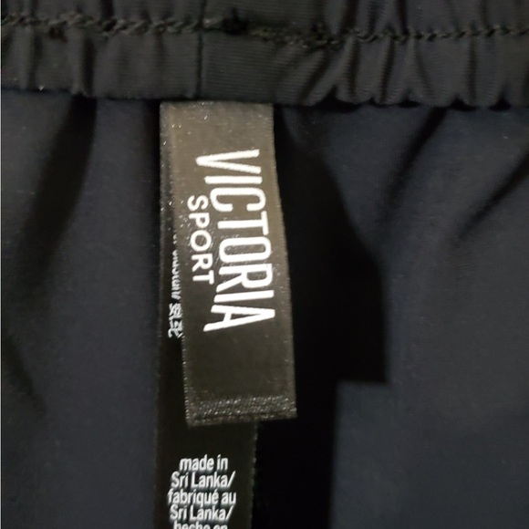 Victoria's Secret Nylon Black Track Jogger Athletic Pants Size Large - Picture 4 of 11